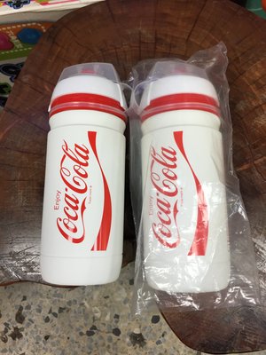 ELITE 最新款 可口可樂 corsa Coca-cola 原廠 自行車水壺 經典白 550ml 登山 公路