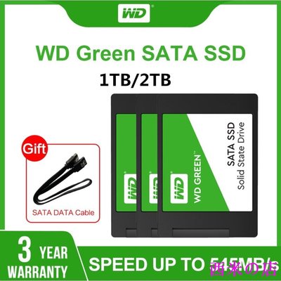 西米の店Western Digital WD Green SSD 1TB / 2TB 筆記本電腦 SSD SATA3 內部