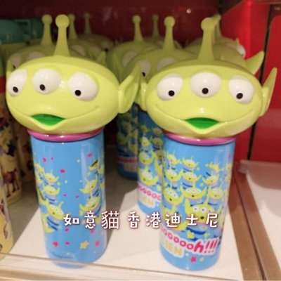 香港迪士尼 HK 三眼怪造型立體保溫杯 隨手杯 370ml 如意貓