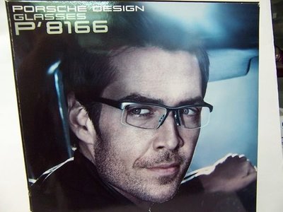光寶眼鏡城(台南) PORSCHE DESIGN 頂級純鈦半邊眼鏡*就是man,,封面款*8166D,,和政公司貨