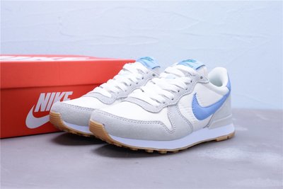Nike Internationalist 復古 麂皮 灰白藍 休閒運動慢跑鞋 女鞋 828407-044