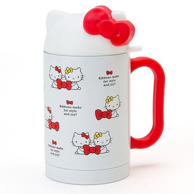 【棠貨鋪】日本 Sanrio Hello Kitty 立體大頭杯蓋造型 保溫保冷兩用杯 310ml