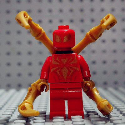 創客優品 【上新】LEGO 樂高 超英人仔 SH193 鋼鐵蜘蛛俠 Iron Spider  76037 LG879
