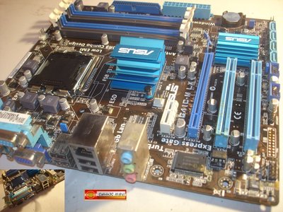 華碩 ASUS P5G41C-M LX 775腳位 內建顯示 Intel G41晶片 2組DDR2 2組DDR3 EPU