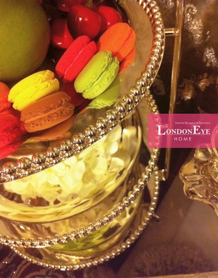 【LondonEYE】Luxury安娜公主奢華下午茶盤架X馬卡龍甜點架X三層式蛋糕台 婚禮佈置/聖誕禮物/豪宅派對必備