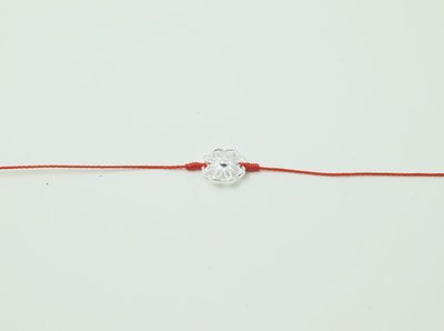 [Le Bonheur Line] 幸福線 手工/925純銀 圓 /手鍊 redline 飾品 紅線 銀飾 第二顆鈕扣