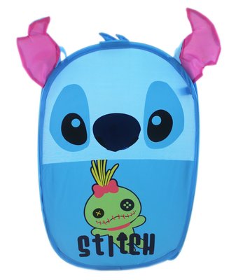 【卡漫迷】 史迪奇 折疊洗衣籃 ㊣版 Stitch 星際寶貝 醜ㄚ頭 Scurmp 玩具箱 收納籃 遊戲球 置物籃 港版