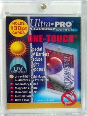 【美】Ultra Pro磁扣式卡片夾 抗UV130PT #81721（贈外層自黏袋）適用 球衣卡 NBA 展示保護