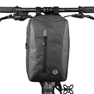 【坤騰國際】小折 小徑 大容量 前首包 自行車 車把包 車頭包 上管包 可當背包
