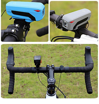 腳踏車配件 自行車配件 新款7599前燈喇叭 USB充電前燈警示燈充電喇叭燈騎行前燈配件