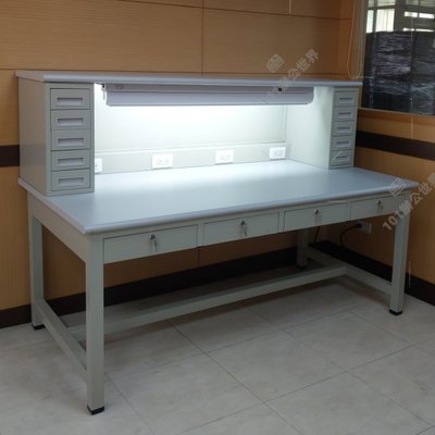 (W180*D90*H124cm)四屜電檢桌、電子廠生產線專用工作桌、可訂製各種尺寸及樣式#3