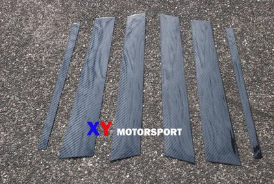 XY MOTORSPORT BMW F31 TOURING B+C柱 CARBON 飾板(100% 台灣製造壓克力硬膜)
