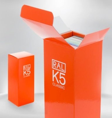 《台灣色》原裝進口勞爾油漆塗料K系列色卡RAL Classic-K5 Gloss 全光澤 德國製造2021版215色