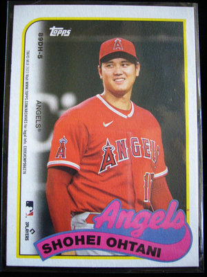 大谷翔平&amp;Mike Trout漂亮雙人復古樣式特卡 2023 Topps Archives 1989 Topps Doubleheaders