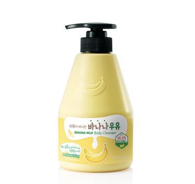 岡山戀香水~韓國 KWAILNARA 香蕉牛奶沐浴乳560g~優惠價:299元