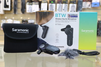 【日產旗艦】Saramonic 楓笛 SR-BTW 領夾式 無線麥克風 手機 平板 筆電 抖音 直播 上課 藍牙