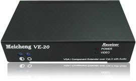 0071. DL-VE-20VGA Extender VGA螢幕視訊 音頻長線傳輸器 專業雙絞線