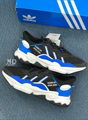 [MR.CH] adidas 休閒鞋 Ozweego 老爹鞋 流行 男鞋 皮革 透氣 球鞋穿搭 黑藍 FX0248