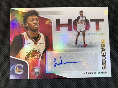 2020-21 Panini Hoops James Wiseman rc 新人親筆簽名卡