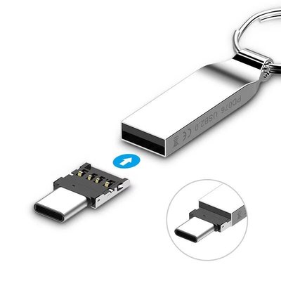 USB 轉 type-c 轉換器 手機 OTG 轉接頭