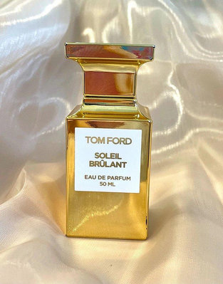 荷爾蒙爆棚！一看就很貴！TOM FORD TF湯姆福特TF2021新品限量鎏金琥珀香水SOLEIL BRULANT炙熱陽光【有米全球購】
