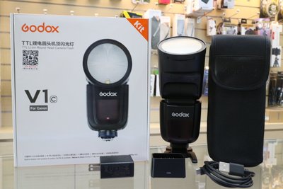 【日產旗艦】Godox 神牛 V1C V1 Kit Canon 閃光燈 閃燈 開年公司貨