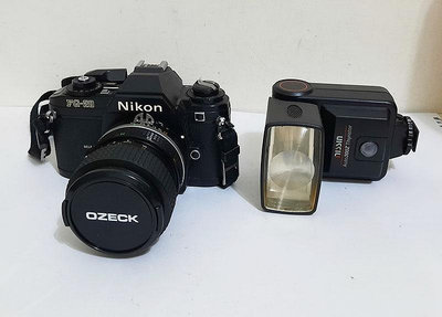 Nikon FG-20 單眼相機/底片相機(附鏡頭.閃光燈)未測試