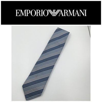 【皮老闆二店】領412 二手正品 狀態良好 EMPORIO ARMANI 手打領帶