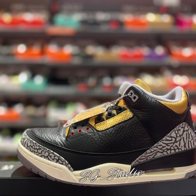 S.G WMNS NIKE AIR JORDAN 3 RETRO CK9246-067 黑金爆裂AJ3