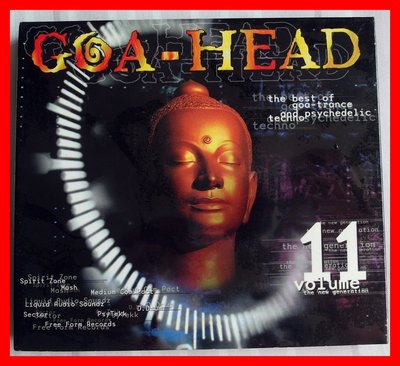 ◎2000全新雙CD未拆!18首好歌-Goa-Head Vol.11-電音-舞曲-電子音樂Electron Trance