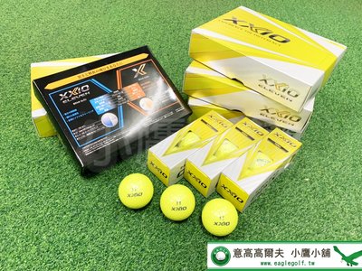 [小鷹小舖] Dunlop XXIO ELEVEN YELLOW 高爾夫 高爾夫球 三層球 高反發 驚人的飛行距離 黃球