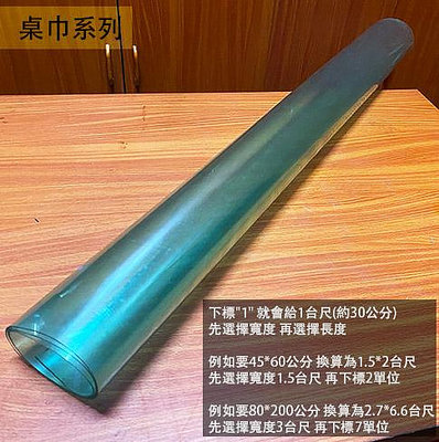 :::建弟工坊:::PVC 無毒 透明綠色 桌墊  厚1mm 透明墊 塑膠墊 PVC墊 緩衝墊 塑膠布 桌布