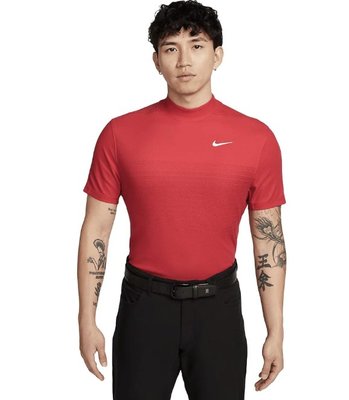歐瑟-NIKE GOLF TIGER WOODS 男士小高領高爾夫球衫(紅色)DR5325-687