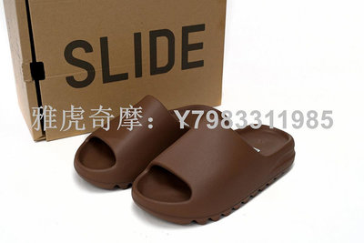 【明朝運動館】Adidas Yeezy Slide 深咖啡 休閑拖鞋 戶外 舒適 GX6141耐吉 愛迪達