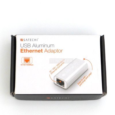 ＜TENCHEER現貨＞ Satechi USB Aluminum Rounded USB 3.0 to Ethernet LAN 高速網路卡