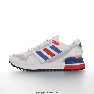 Adidas Originals ZX750“網織白寶藍紅”經典時尚慢跑鞋　男女鞋