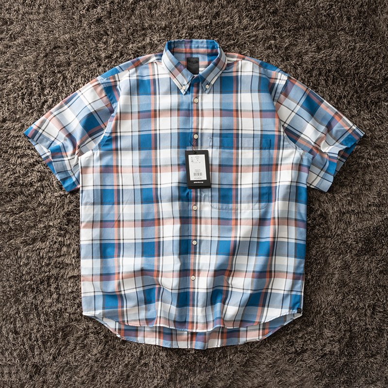 現貨#DAIWA PIER39 Tech Flannel BD S/S 格紋短袖襯衫| Yahoo奇摩拍賣