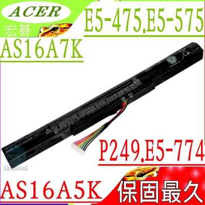 ACER AS16A5K 電池 宏碁 E5-774 E5-774G-37ZB E5-774G-546G TMP249