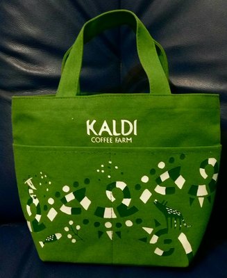 ♡日本限定【 KALDI 】COFFEE FARM 托特包 手提袋 手提包 綠色款