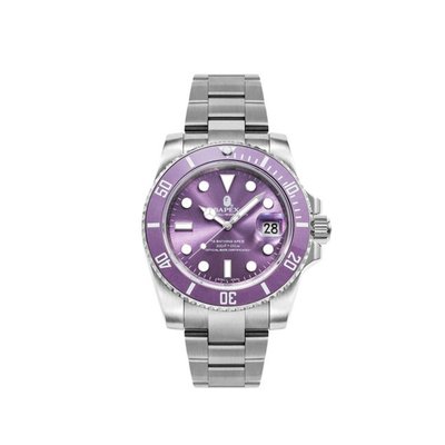 希望商店】 A BATHING APE BAPE BAPEX TYPE 1 21AW 紫水鬼陶瓷圈機械腕