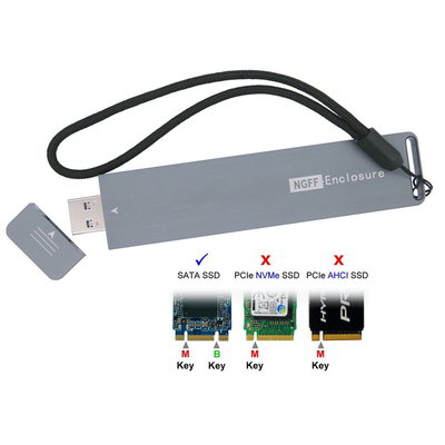 M.2 SATA轉USB3.0 M.2轉接 M.2外接盒 SSD外接盒 SATA協議SSD USB轉接卡 U3-037