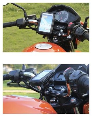 iphone 7 6 plus sony xz xa x gt125 v125ss摩托車導航機車架重機車衛星導航座手機架