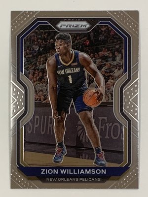 胖虎金屬卡 2020-21 Panini NBA Prizm Zion Williamson Pelicans