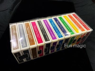 [fun magic] 透明牌盒 （可裝12副） 撲克牌收納盒 空氣牌盒 omni box 撲克牌條型盒 撲克盒子