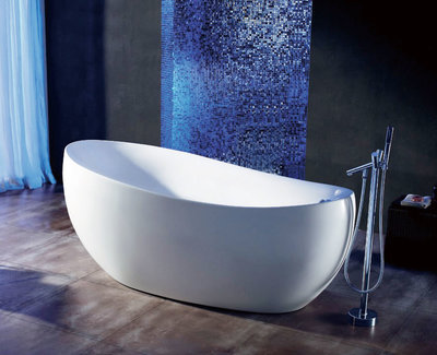 【亞御麗緻衛浴】獨立式壓克力浴缸140x80x67cm