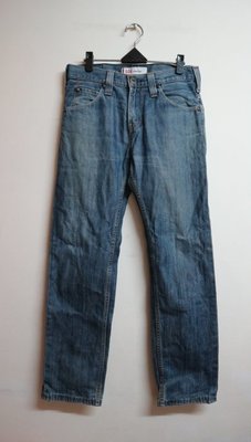 【G.Vintage】Levi's levis 504 皮牌淺藍低腰小直筒牛仔褲 30腰