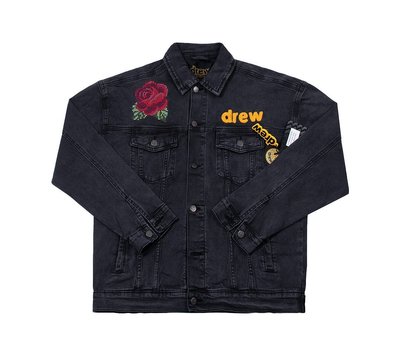 【熱賣精選】 全新商品 Drew House Denim Jacket 玫瑰 海盜 刺繡 牛仔 外套