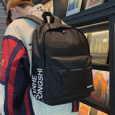 FINDSENSE 2019 男用休閒包簡約商務包 旅行包旅行袋肩背包書包G19 耐用肩背包大容量男包包