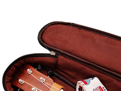 熱銷 原創防水卡通柴犬櫻花ukulele case21寸23寸26寸雙背尤克里里琴包 可開發票
