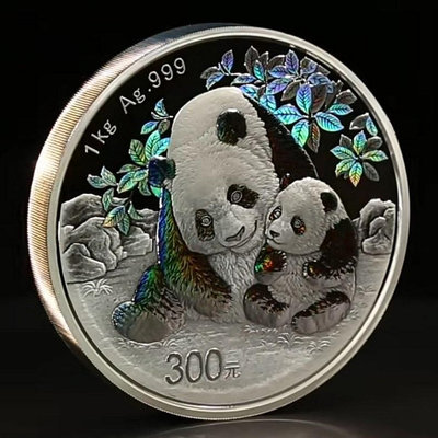 2024年 中國熊貓 精鑄銀幣 1公斤4260